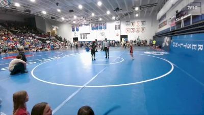 90 lbs Champ. Round 1 - Maddox Horner, Dean Morgan vs Peter Gerber, Johnson Junior High