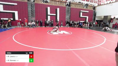 126 lbs Consi Of 16 #2 - Rob Lewis, Silver Lake vs Ryan Gomes, Ludlow