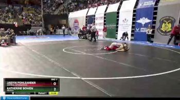 105 lbs Cons. Round 2 - Jaidyn Pohlsander, Central (Springfield) vs Katherine Bowen, Mexico