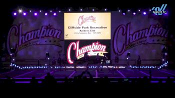 Cliffside Park Recreation - Raiders Eite [2024 L1 Performance Rec - 14Y (AFF) Day 1] 2024 Champion Cheer and Dance Grand Nationals