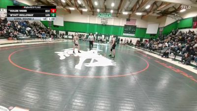 138 lbs Cons. Round 2 - Wyatt Holloway, Lander Valley vs Kolbe Webb, Mountain View