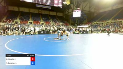 132 lbs Rnd Of 64 - Kyison Garcia, Utah vs Tahir Parkins, Pennsylvania