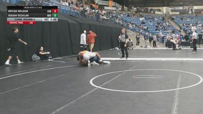 197 lbs Cons. Round 4 - Isaiah Scullin, Missouri Baptist University vs Bryan Wilson, Cowley College