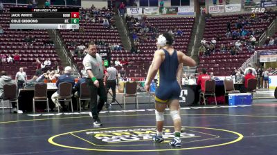 160 lbs Consi 4 - Jack White, Norwin vs Cole Gibbons, Mt. Lebanon