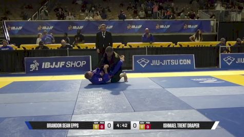 ISHMAEL TRENT DRAPER vs BRANDON SEAN EPPS 2026 Pan Jiu Jitsu IBJJF Championship