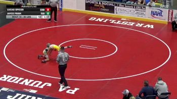 82 lbs Round Of 64 - Lucas Spicer, Downingtown West vs Jayce Frisk, Franklin Regional