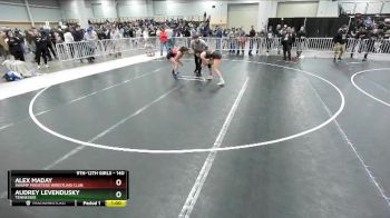 140 lbs Cons. Semi - Audrey Levendusky, Tennessee vs Alex Maday, Swamp Monsters Wrestling Club
