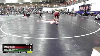 133 lbs Cons. Round 2 - Grady Bryant, St. Thomas University vs Kina`u Mcbrayer, Providence (Mont.)