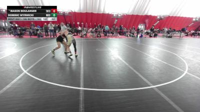 16U Boys - 144 lbs Cons. Round 3 - Mason Boulanger, Team Nazar Training Center vs Dominic Wyrwicki, Wisconsin