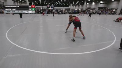 126 lbs Cons. Sub-rd Of 16 - Landon Lane, Angry Fish Wrestling vs Knox Espinoza, Surfside X Wrestling