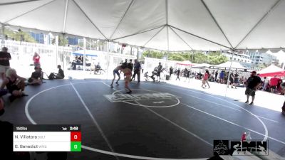 150 lbs Consi Of 8 #1 - Noah Villatoro, Sultana vs Gunner Benedict, Wright Wr Ac