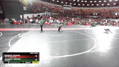 75 lbs Cons. Round 2 - Genesis Thomas, Red Hot Wrestling vs Kennedy Dentici, Muskego