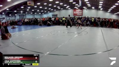 62 lbs Cons. Round 5 - Cole Santmyers, Front Royal Wrestling Club vs Benjamin Gregory, Ranger Wrestling Club