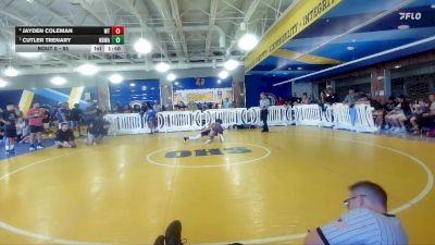 85 lbs Semifinal - Cutler Trenary, Caveman vs Jayden Coleman, Well Trained