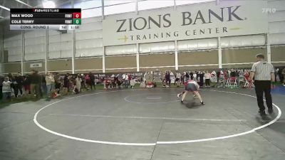 135 lbs Cons. Round 2 - Max Wood, Bear River Wrestling Club vs Cole Terry, Northside Wrestling Club