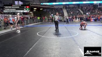 115 lbs Cons. Round 3 - Ryder Rausch, Haysville vs Brayden Browning, OZ Trojan