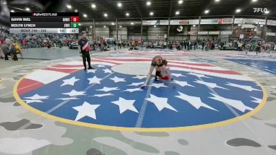 105 lbs Cons. Round 2 - Nolyn Lynch, Coyote Wrestling Club vs Gavin Biel, Dakota Boyz Wrestling Club