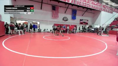 JH 170 lbs Quarterfinal - Paiden Swain, DEL CITY JH vs Gorgeous Alverarez, Westmoore JH