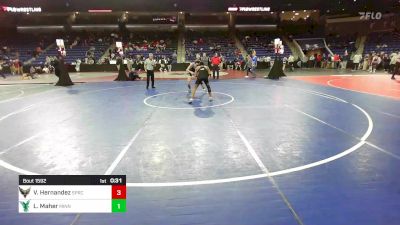 120 lbs Consi Of 32 #2 - Victor Hernandez, Springfield Central vs Liam Maher, Minnechaug