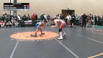132 lbs Cons. Rd Of 32 - Dennis Leary, Capital Wrestling Club vs Carlos Salazar, Savage Wrestling Academy