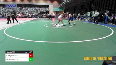 200 lbs Round Of 32 - Enrique Segura, Wright Wrestling Academy vs Moises Urbina, Aloha