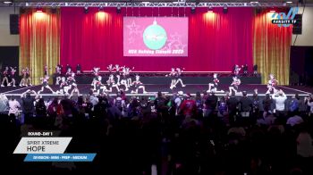 Spirit Xtreme - Hope [2023 L1.1 Mini - PREP - Medium Day 1] 2023 NCA Holiday Classic