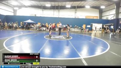 107 lbs Round 1 - Alizae Gomez, Bulldog Wresting Club vs Rosie Grove, Small Town Wrestling