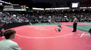 65 lbs Champ. Round 2 - Blake Barber, TAL2 vs Easton Hone, MLW2