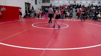 130 lbs Champ. Round 2 - Allie Cannon, Wasatch vs Marabelle Brown, Wasatch