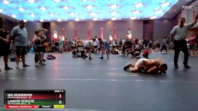 96 lbs Quarterfinals (8 Team) - Landon Schulte, MO Outlaws Gold vs Ian Henderson, MO Outlaws Black