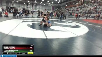 130 lbs Cons. Round 3 - Gage Martin, Sandpoint Legacy WC vs Colten Conover, Flathead Valley WC