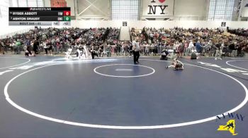 41 lbs Champ. Round 1 - Ryder Abbott, Firehouse Brawlers Wrestling vs Ashton Draudt, Gowanda Wrestling Club