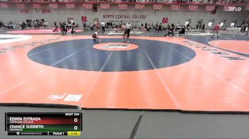 133 lbs Cons. Round 2 - Edwin Estrada, Carthage College vs Chance Suddeth, Augsburg