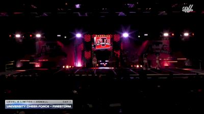University Cheer Force - Firestorm [2026 L6 Limited - XSmall Day 1] 2026 ATC Grand Nationals