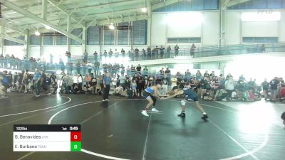 102 lbs Consi Of 16 #2 - Brandon Benavides, Live Training Systems vs Ethan Burbano, Pounders WC