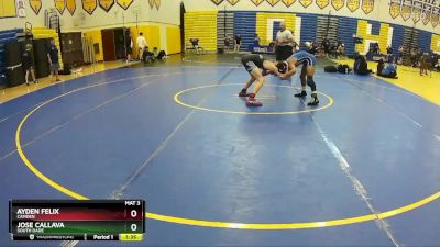 113 Blue 3rd Place Match - Jose Callava, South Dade vs Ayden Felix, Camden