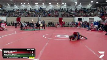 116 lbs Champ. Round 1 - Nakeeya Riley, Warren Wrestling Academy vs Bella Ramirez, Perry Meridian