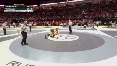 235 lbs Champ. Rd Of 16 - Dylan Ankney, Sher. Fairview vs Tara Nagel, Madison-Plains