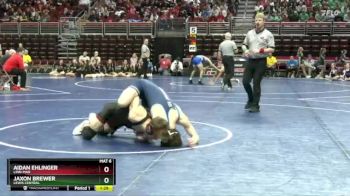 3A-138 lbs Cons. Round 2 - Aidan Ehlinger, Linn-Mar vs Jaxon Brewer, Lewis Central