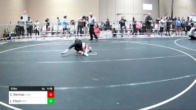 57 lbs Semifinal - Camila Ramirez, Team Aggression vs Lukas Floyd, SoCal Hammers