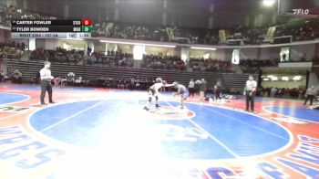 157-2A Cons. Semi - Carter Fowler, Stephens County HS vs Tyler Bowden, Miller Grove