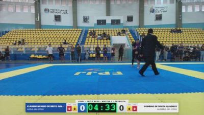 CLAUDIO MENDES DE BRITO JUNIOR vs RODRIGO DE SOUZA QUADROS 2026 FPJJ Campeonato Paulista Sem Kimono