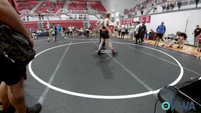 126 lbs Quarterfinal - Caysin Perkins, Comanche Takedown Club vs LANDON Farmer, Lions Wrestling Academy