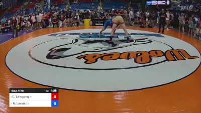 215 lbs Quarters - Cael Leisgang, WI vs Noah Larios, CA