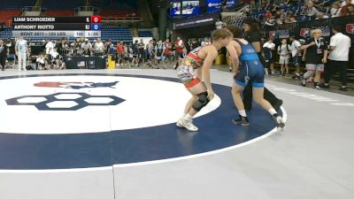 120 lbs Champ. Rd Of 128 - Liam Schroeder, Illinois vs Anthony Riotto, New Jersey