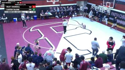 107 lbs Final - Riley Crandall, Faith Christian Academy vs Carter Talone, Pope John Paul II