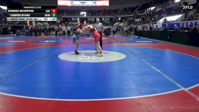 6-7A 185 Quarterfinal - Juniper Byars, Mary G Montgomery vs Hannah Mcduffee, Central