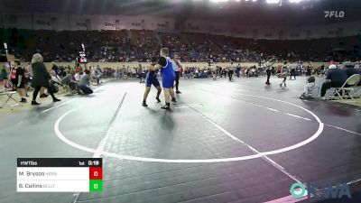 Quarterfinal - Miguel Bryson, Hennessey Takedown Club vs Beau Collins, Bridge Creek Youth Wrestling