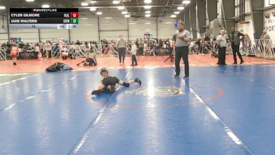 76 lbs Round 4 (1:30pm Friday) - Cyler Gilmore, Florida Elite vs Jake Walters, Terps Xpress