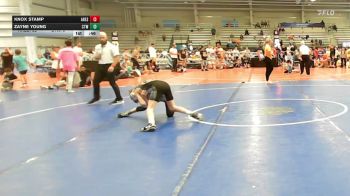 90 lbs Semifinal - Knox Stamp, ARES - EL vs Zayne Young, CTWHALE Orca - EL